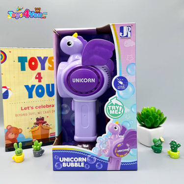 UNICORN COLORFUL BUBBLE GUN